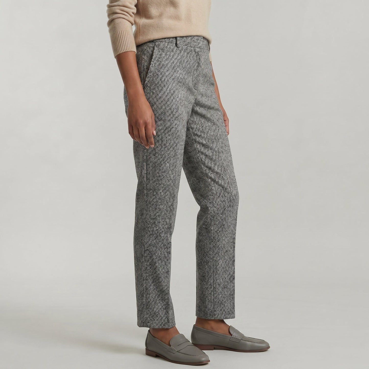 Emma | High Waist Straight Leg Trousers