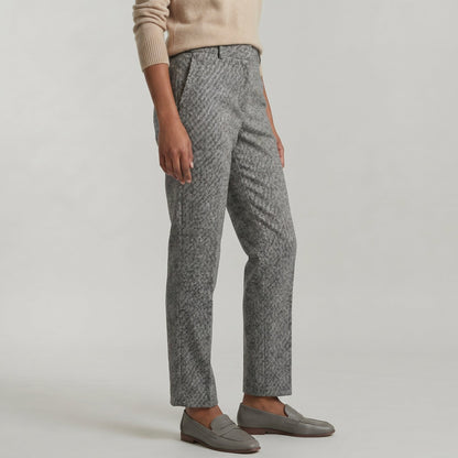 Emma | High Waist Straight Leg Trousers