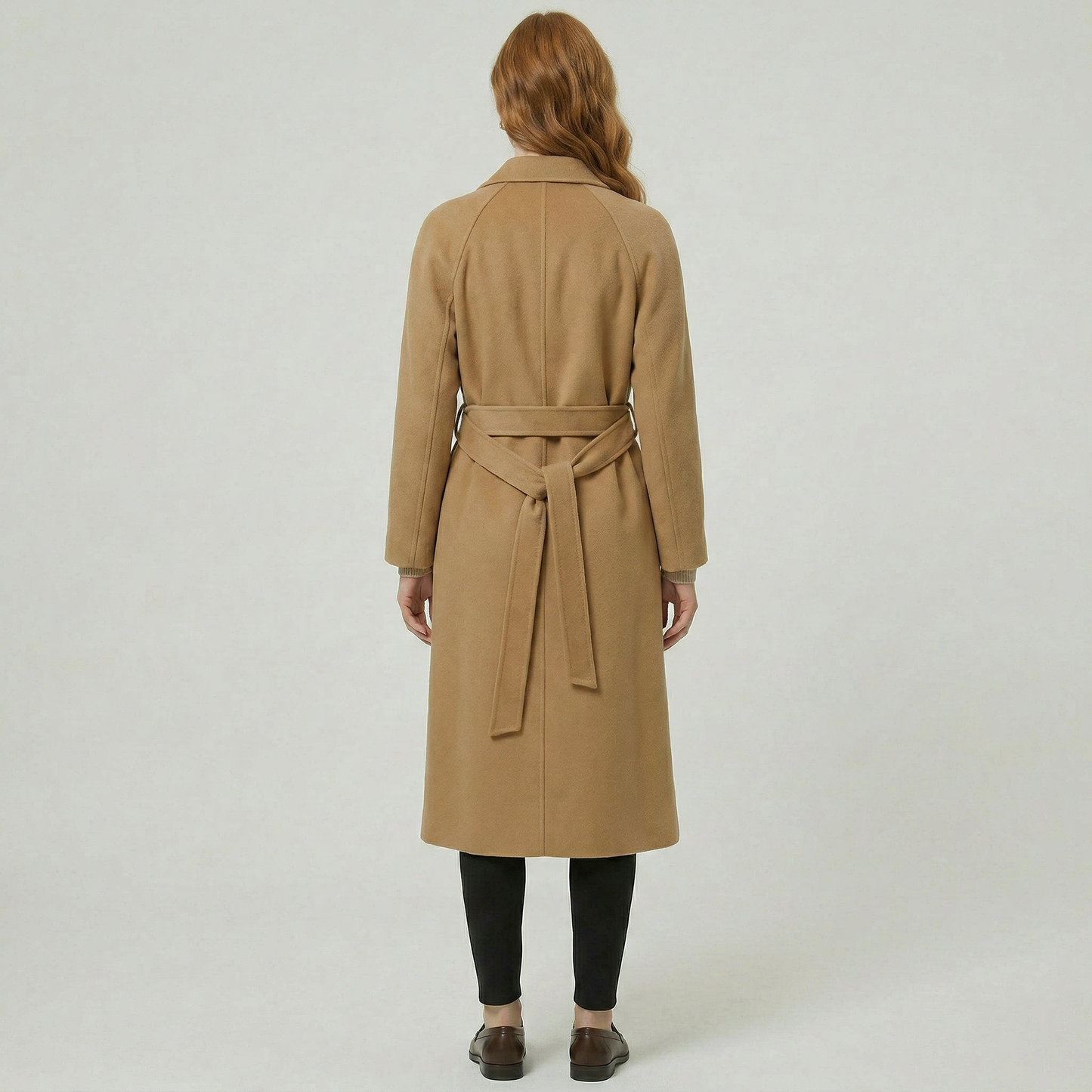 Genevieve | Belted Wool Long Coat