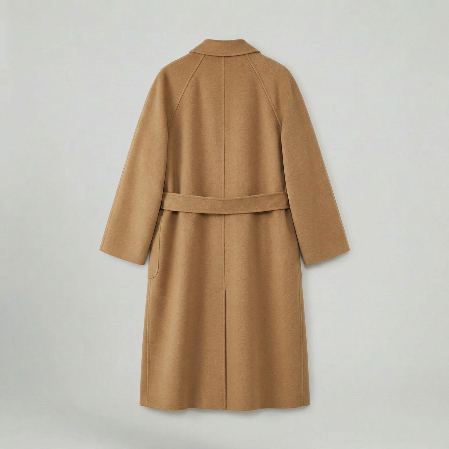 Genevieve | Belted Wool Long Coat
