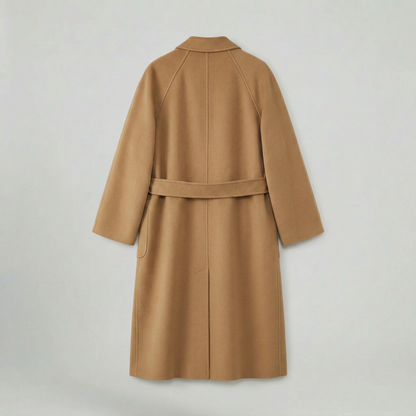 Genevieve | Belted Wool Long Coat